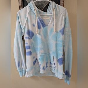 Ocean Drive Blue Tie-Dye Hoodie